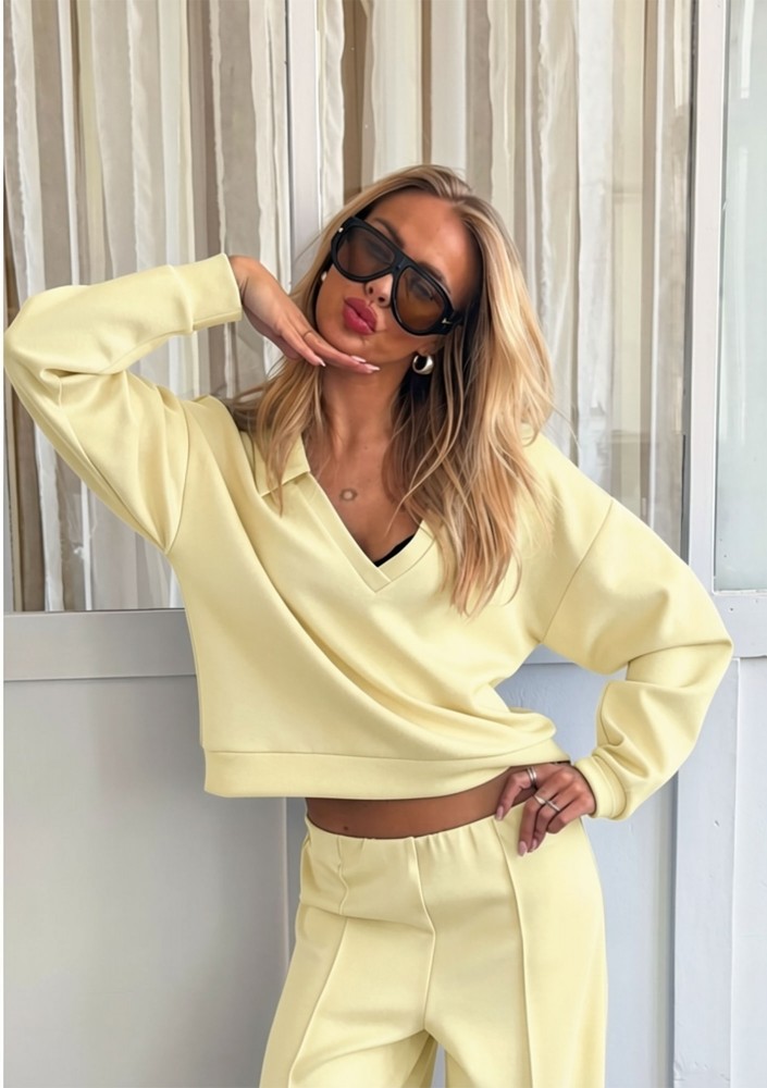 - Bluza z dzianiny soft Yellow