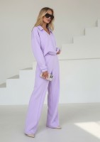 Taro - Lila rayon sweatpants