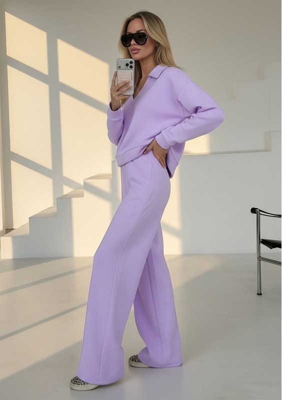 - Lila rayon sweatshirt