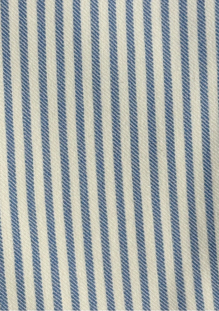 Sena - Bawełniana bluza na zamek w prążki Navy