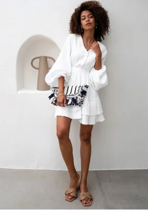 Milla - White muslin dress