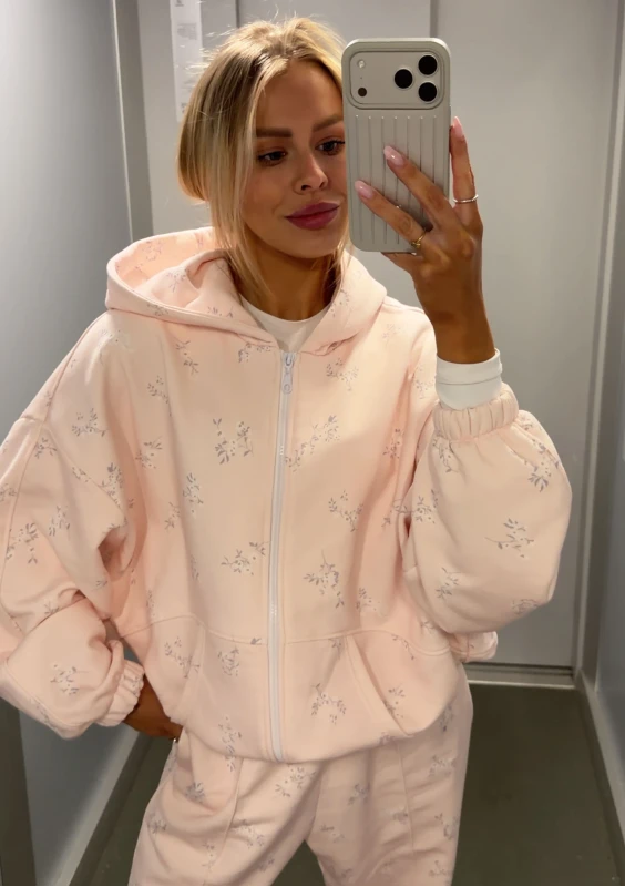 Melo - Piękna bluza damska w kwiatki - Mosquito