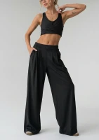 Vexa - Black wide pants