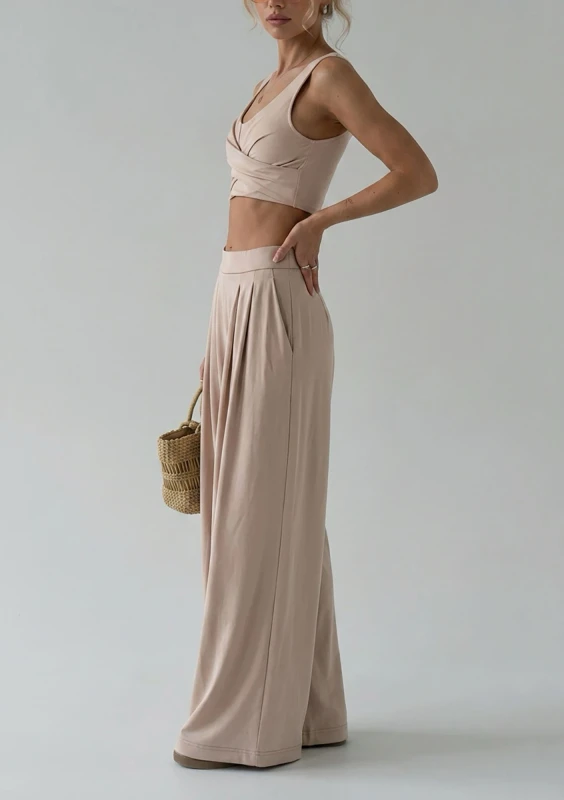 Vexa - Beige wide pants