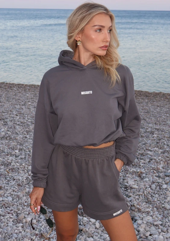 Bane - Dark stone grey shorts