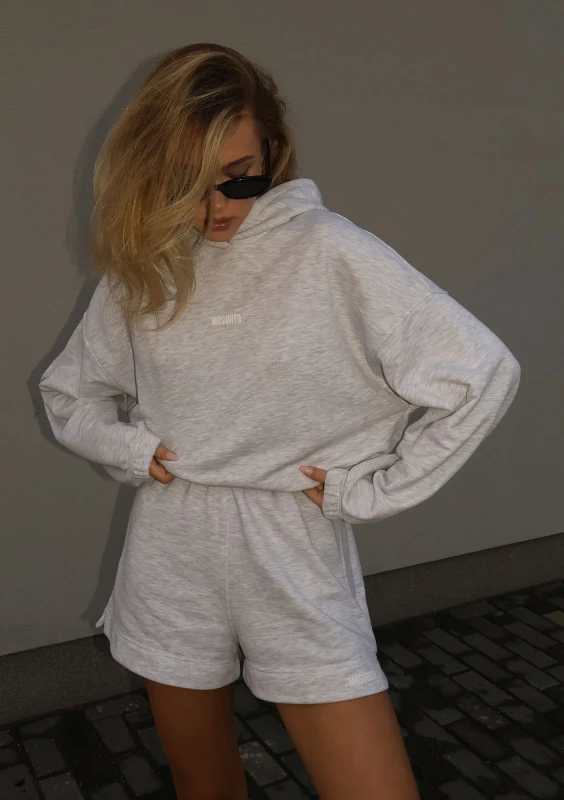 Bane - Szare spodenki damskie dresowe - Mosquito