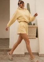 Bane - Pale banana yellow shorts