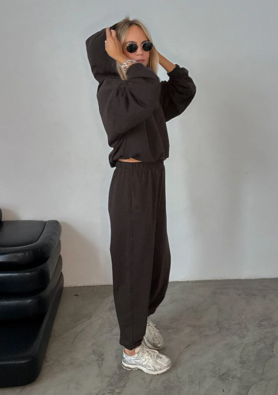 Icon - Dark chocolate brown hoodie