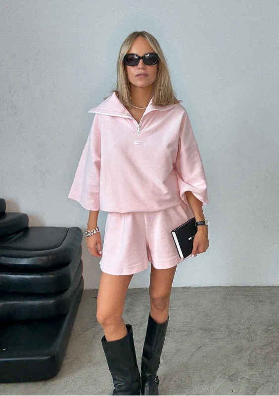 Levi - Szorty dresowe Pastel Pink