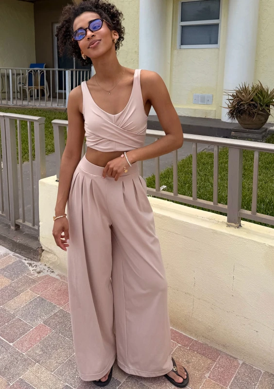 Vexa - Beige wide pants