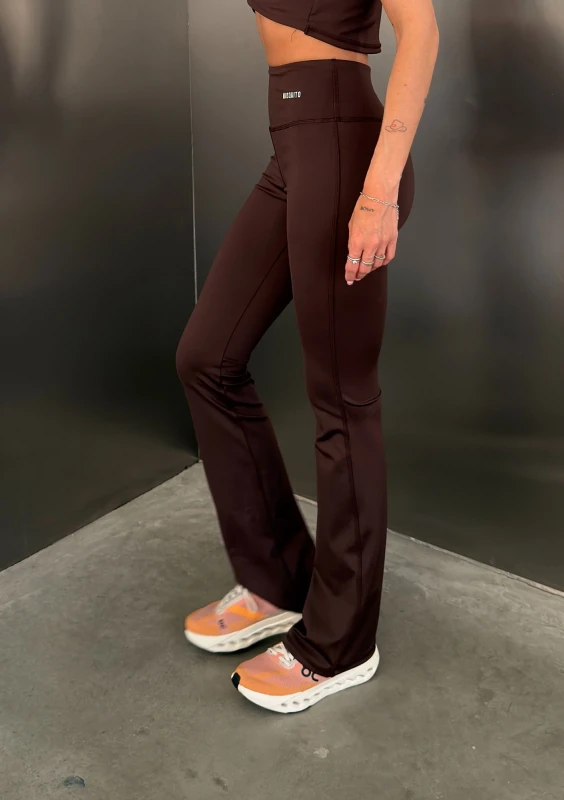 Chance - Dark chocolate brown leggings
