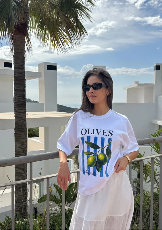 Axis - T-shirt boxy oversize ,,Olives"