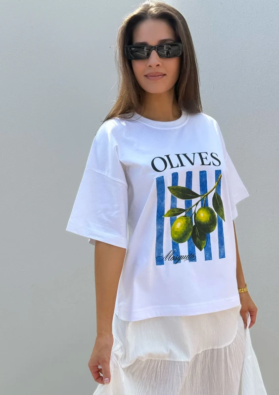 Axis - T-shirt boxy oversize ,,Olives"