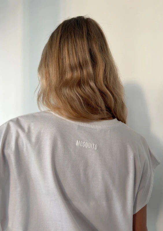 Noma - White cotton draped oversize T-shirt
