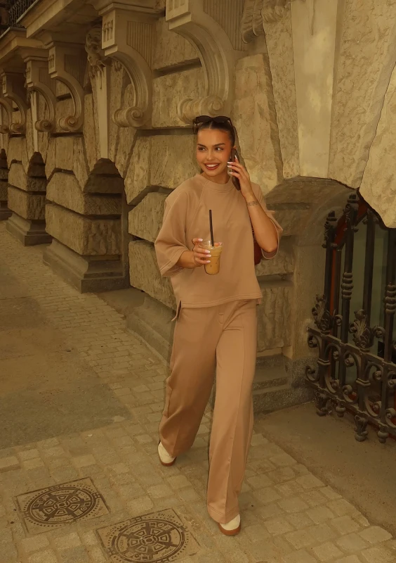 Melgo - Latte beige sweatshirt