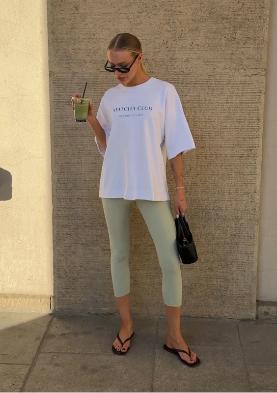 Ace - Koszulka oversize "Matcha Club"