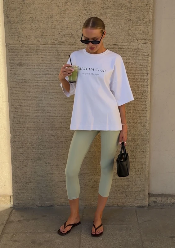 Ace - Oversized T-shirt "Matcha Club"