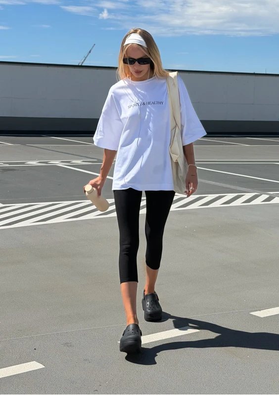 Ace - Koszulka oversize "Sporty&Healthy"