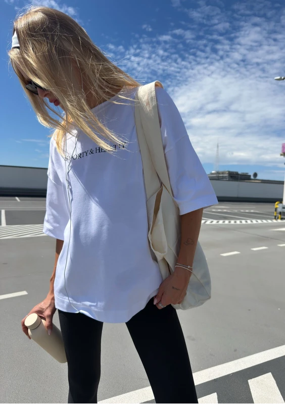 Ace - Koszulka oversize "Sporty&Healthy"