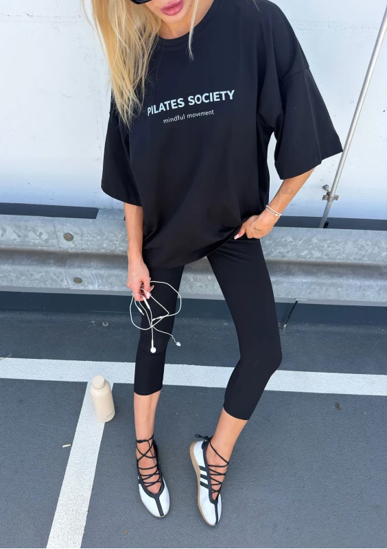 Ace - Koszulka oversize "Pilates Society"