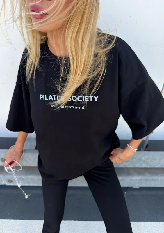 Ace - Koszulka oversize "Pilates Society"