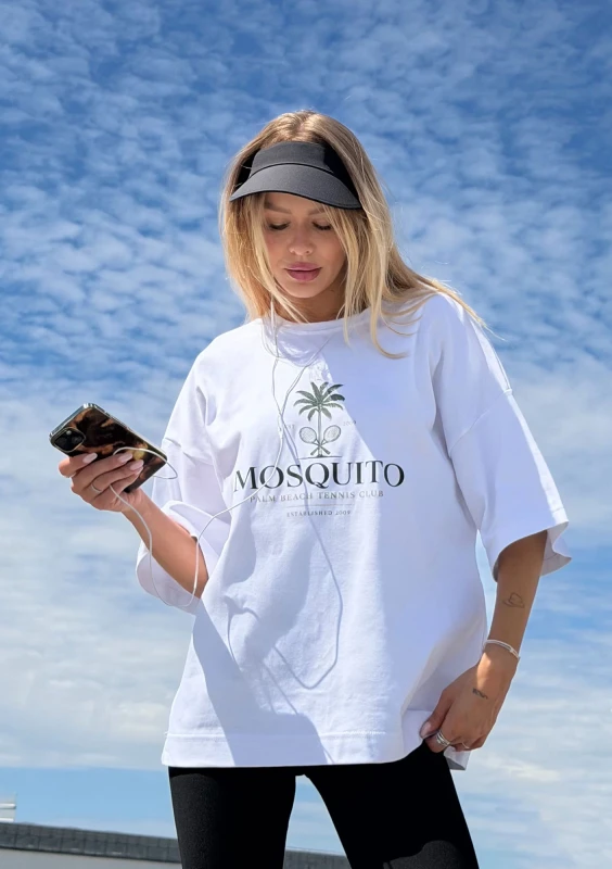Ace - Oversized T-shirt "Palm Beach Tennis Club"