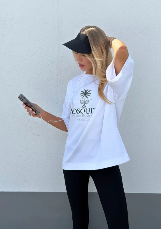 Ace - Koszulka oversize "Palm Beach Tennis Club"