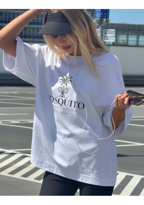 Ace - Oversized T-shirt "Palm Beach Tennis Club"