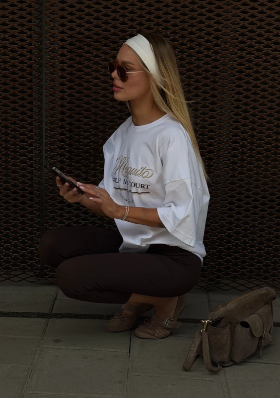 Ace - Koszulka oversize "Golf and Court"