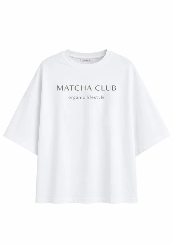 Ace - Koszulka oversize "Matcha Club"