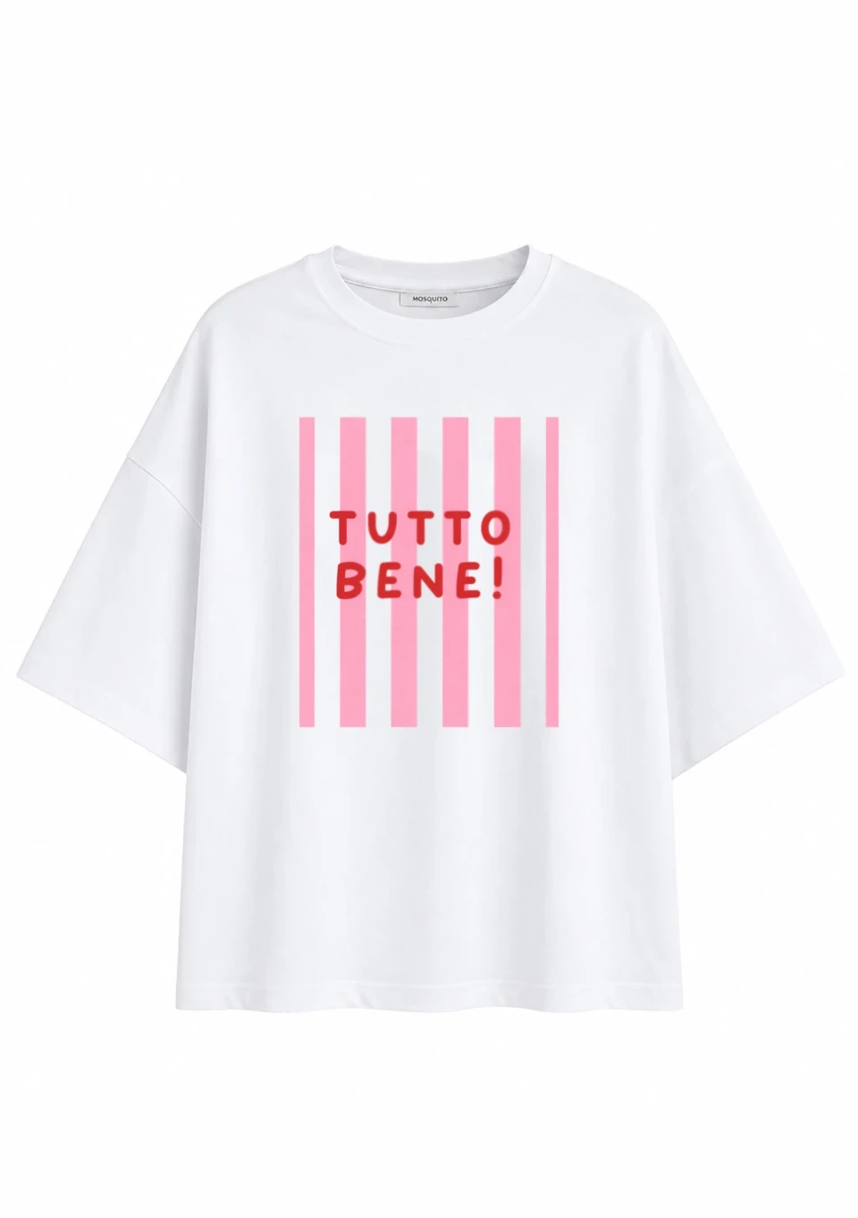Ace - Koszulka oversize "Tutto Bene" Biała