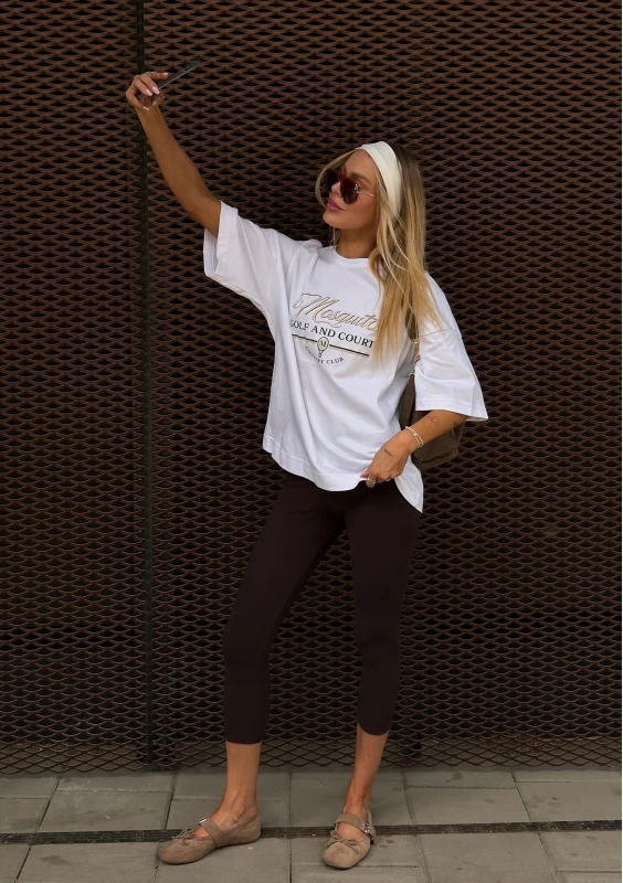 Hi Pure Capri - Modne brązowe legginsy na jogę - Mosquito