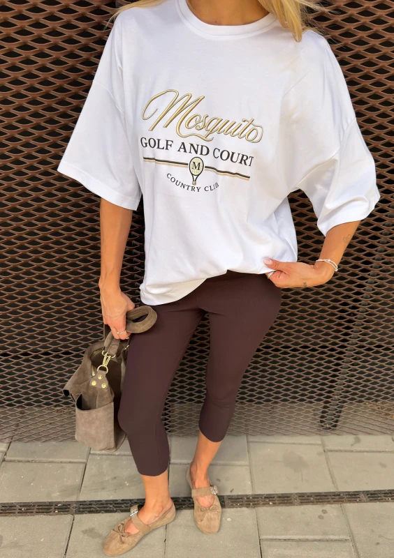Hi Pure Capri - Dark chocolate brown medium-length leggings