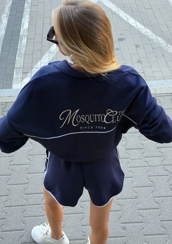 Track Club - Granatowa bluza w stylu vintage - Mosquito