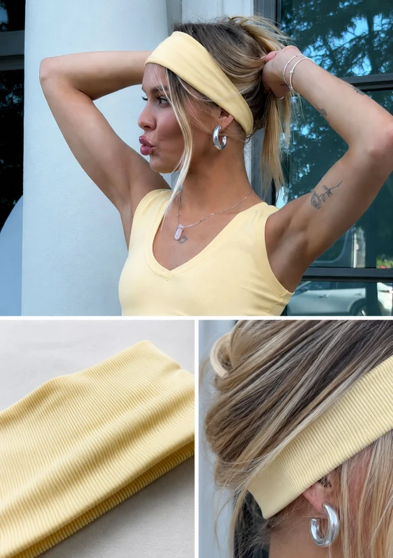 Flow - Yellow hair band