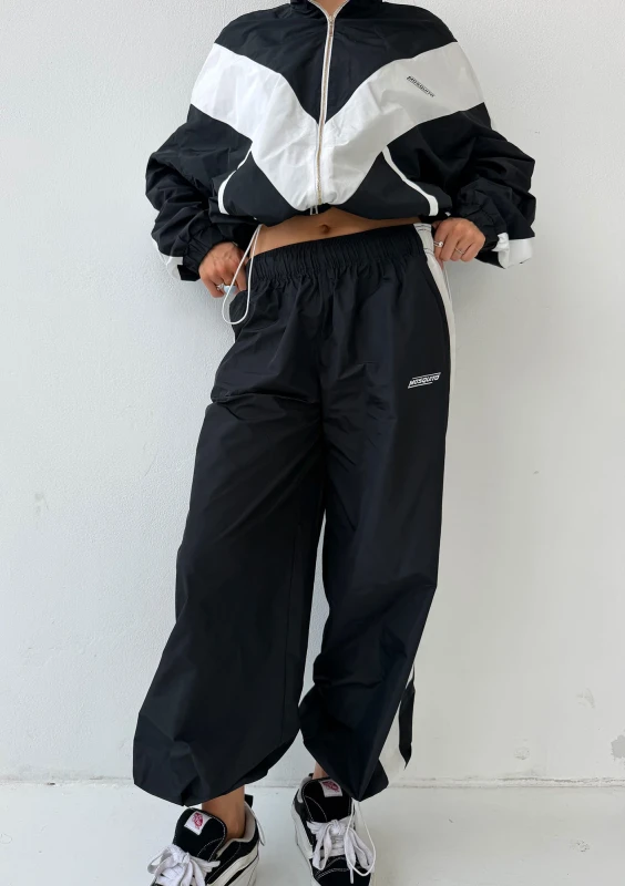 Sprint - Vintage black color block sweatshirt