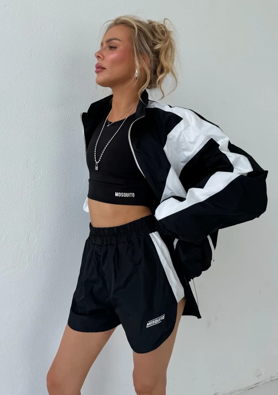 Sprint - Vintage black color block sweatshirt