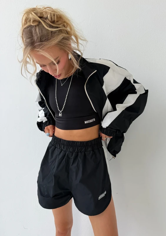 Sprint - Vintage black color block sweatshirt