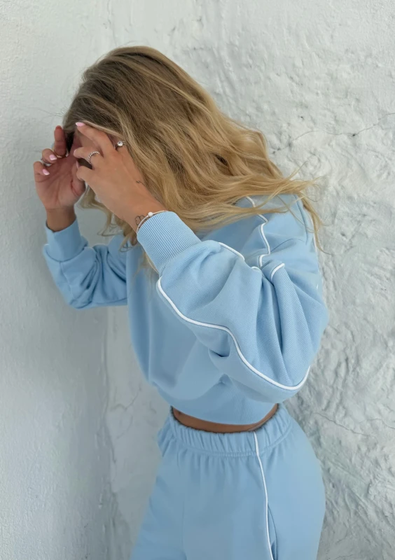 Rally - Vintage light blue sweatshirt