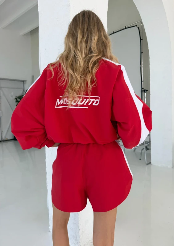 Sprint - Czerwona bawełniana bluza retro - Mosquito