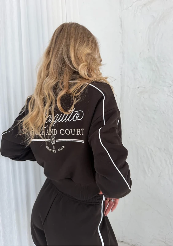Rally - Vintage dark brown sweatshirt
