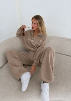 Track Club - Vintage latte beige sweatpants