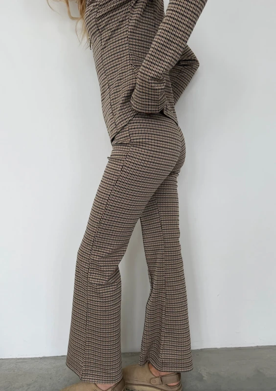 Prime - Cheerful checked slim pants