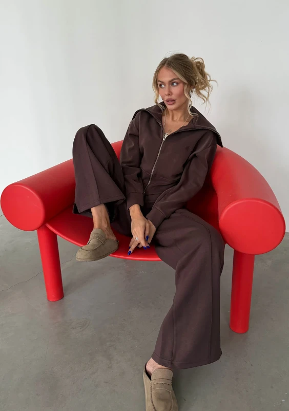 Taro - Brown rayon pants
