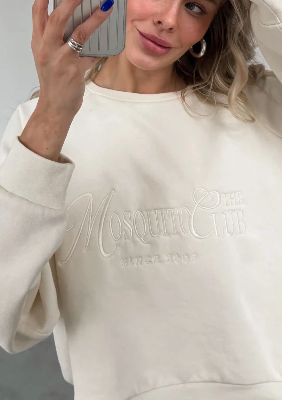 Leni - Creamy oversized sweatshirt