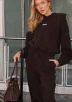Icon - Dark chocolate brown hoodie