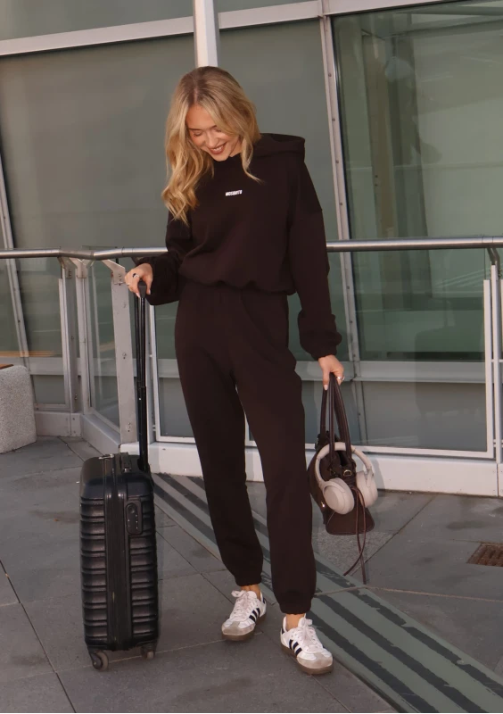 Icon - Brązowa bluza damska z kapturem i ściągaczem - Mosquito