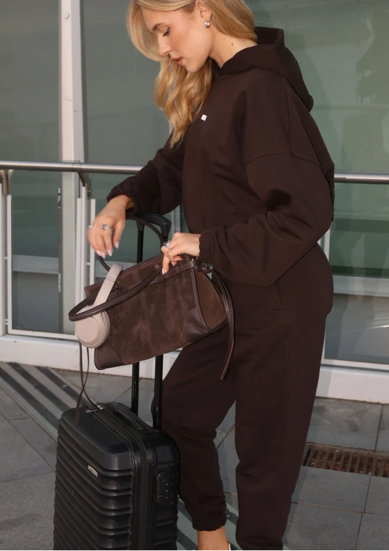 Icon - Dark chocolate brown sweatpants