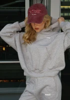 Levi - Melange grey hoodie