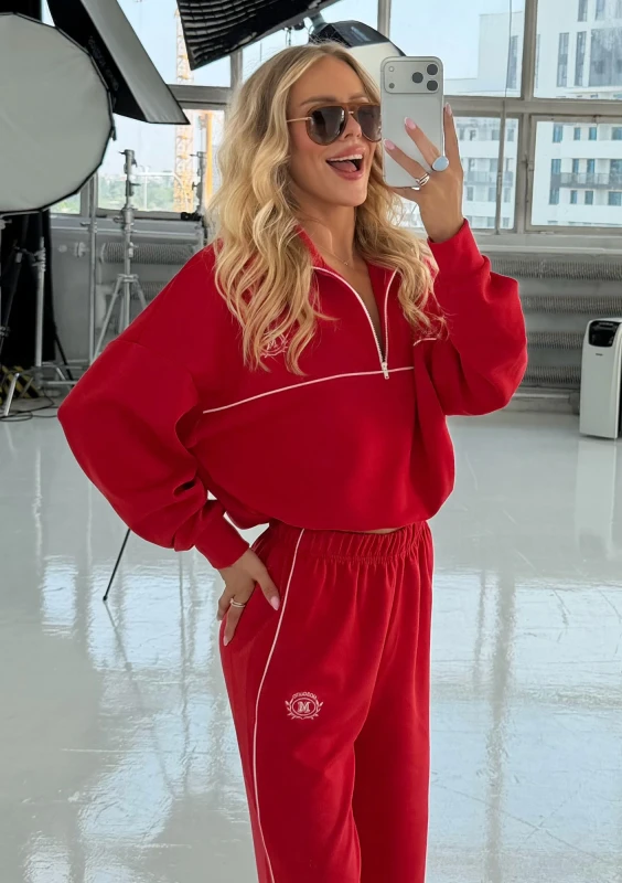 Track Club - Vintage red sweatshirt